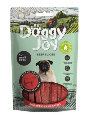 DOGGY JOY лакомство для собак мелких пород, палочки из говядины